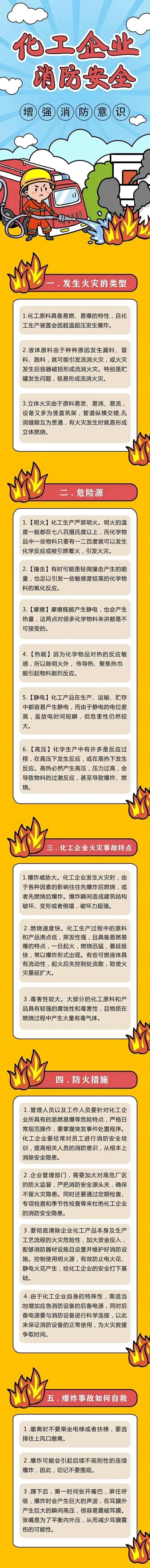 化工企業消防安全常識